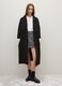 Long black cardigan with oversized fit_0