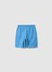 Children's regular fit sky blue pure cotton shorts_1