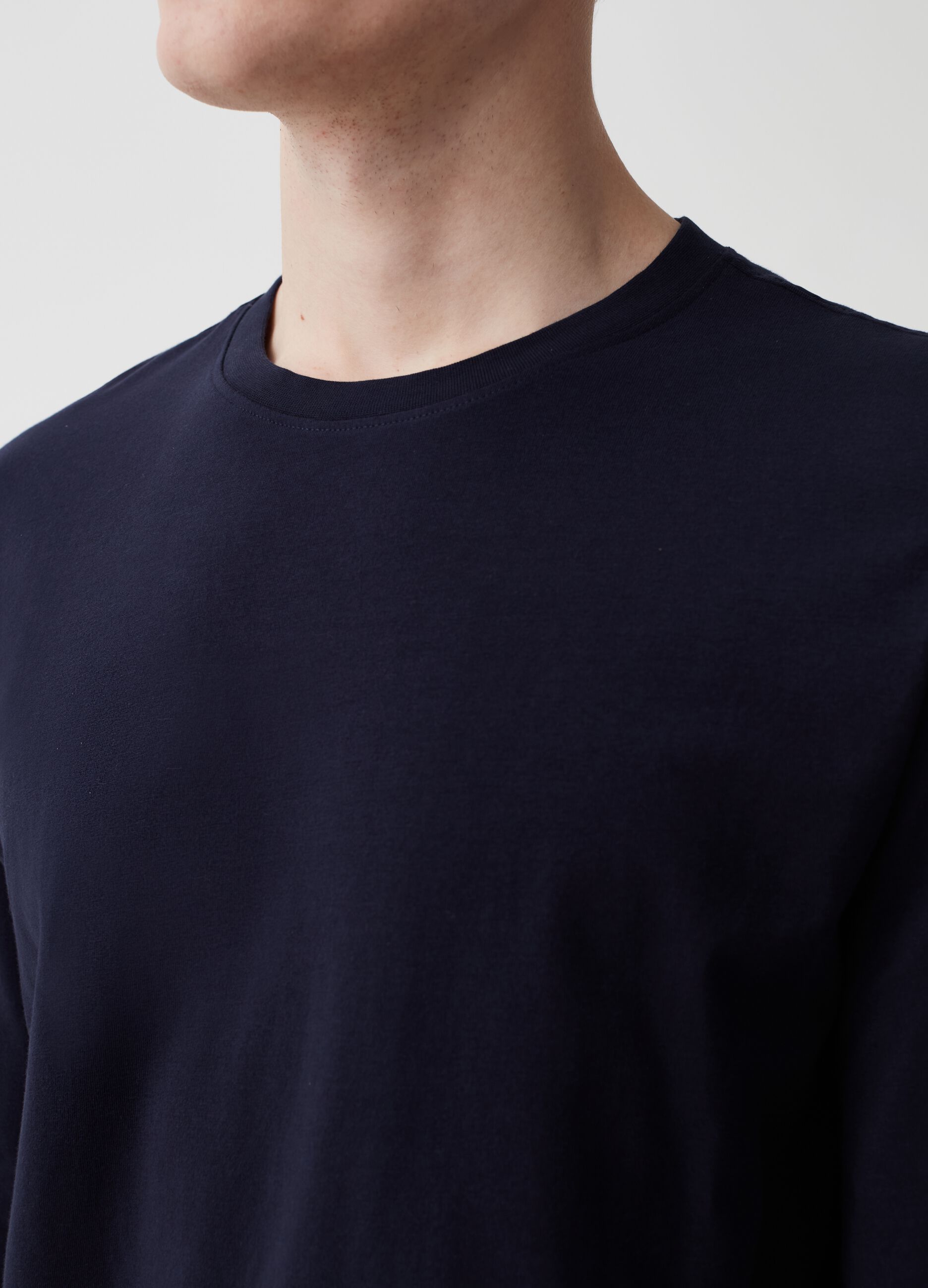 Long-sleeved T-shirt in jersey