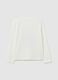 Girls' Stretch Cotton White Top_1