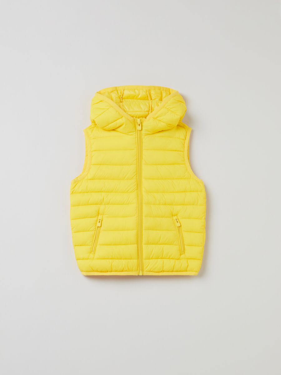 Gilet ultralight con cappuccio_0