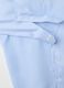 Camicia azzurra a maniche lunghe slim in cotone_5