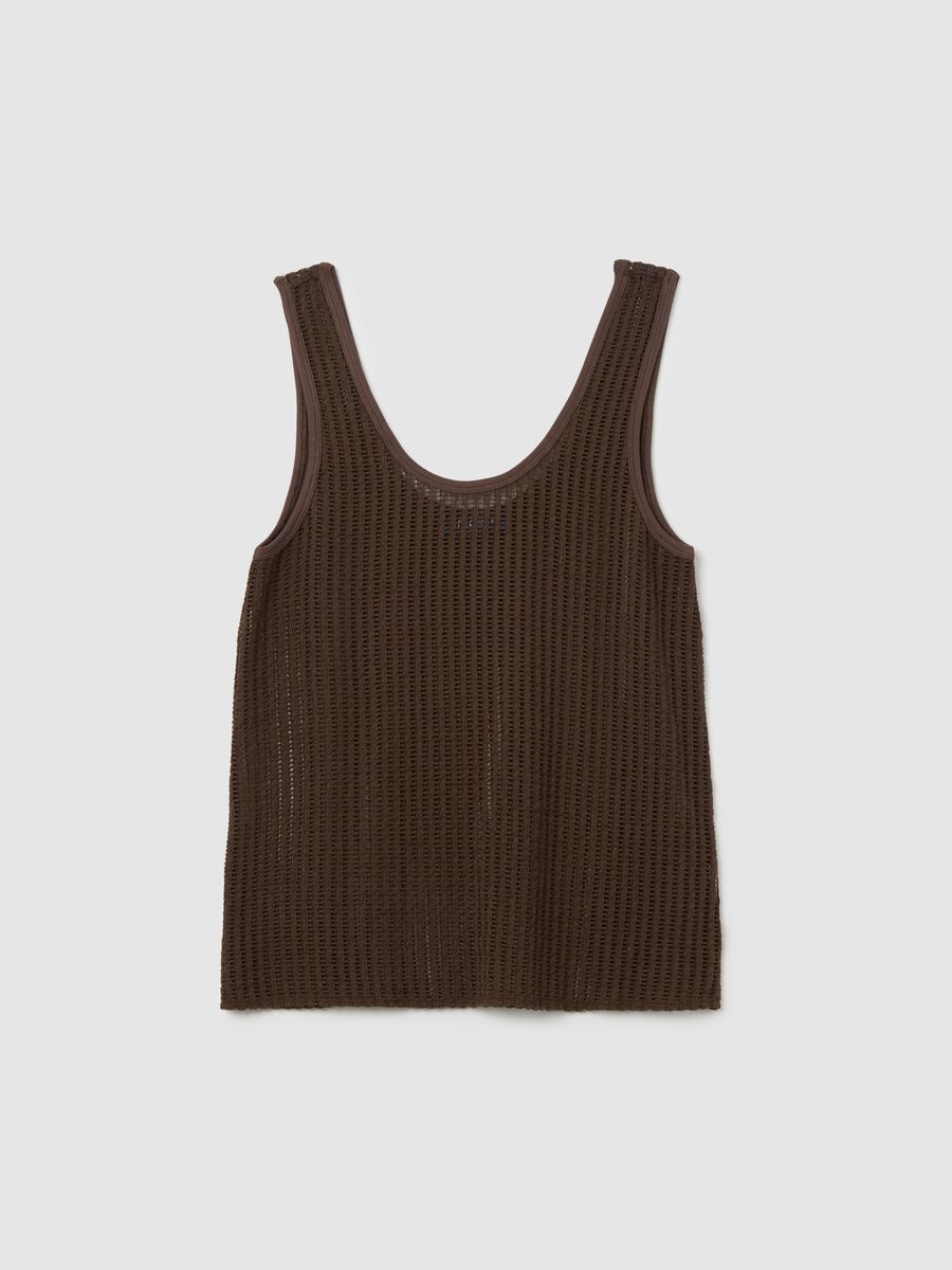 Brown Mesh Vest Lead_4