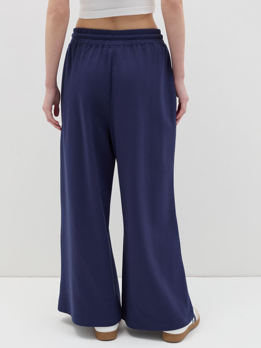 Wide-leg joggers with detail at the waist_2