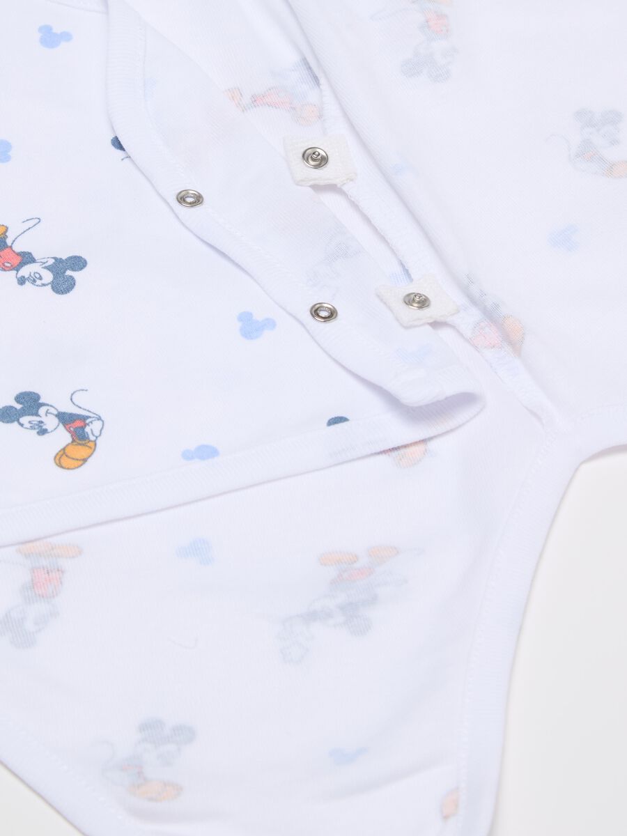 Two-pack bodysuits in cotton with Mickey Mouse print_3