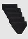 Black Cotton Regular Fit Briefs Set_4