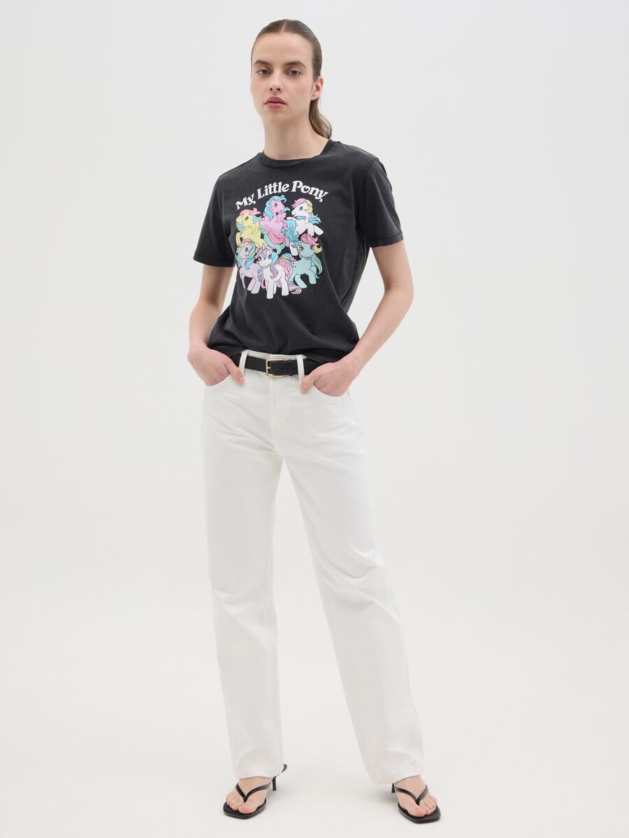Black T-shirt with My Little Pony print_1