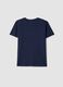 Boys&rsquo; blue pure cotton regular fit T-shirt_1