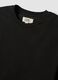 Black pure cotton short-sleeve regular fit T-shirt_5