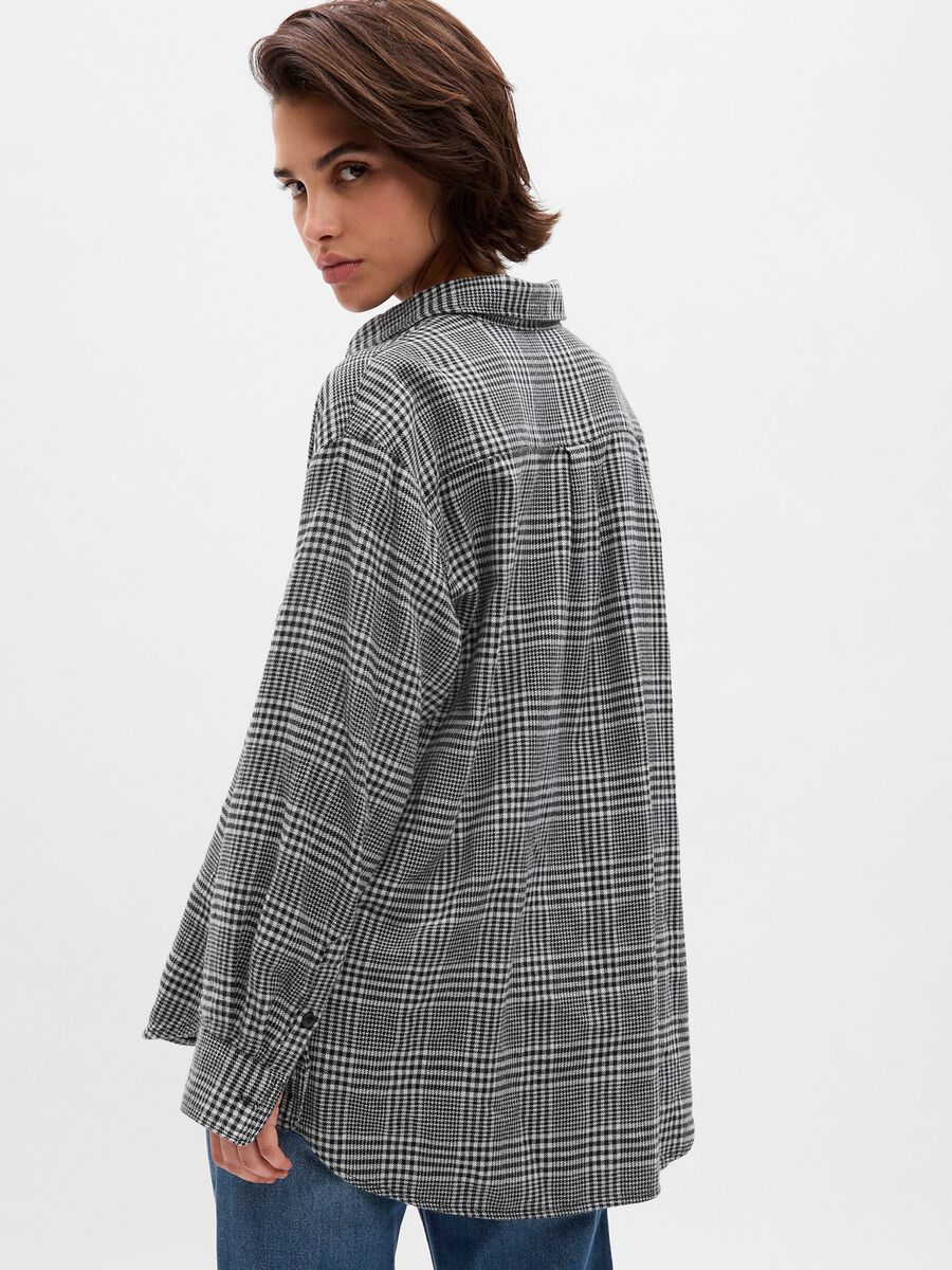 Camicia oversize in flanella fantasia_1
