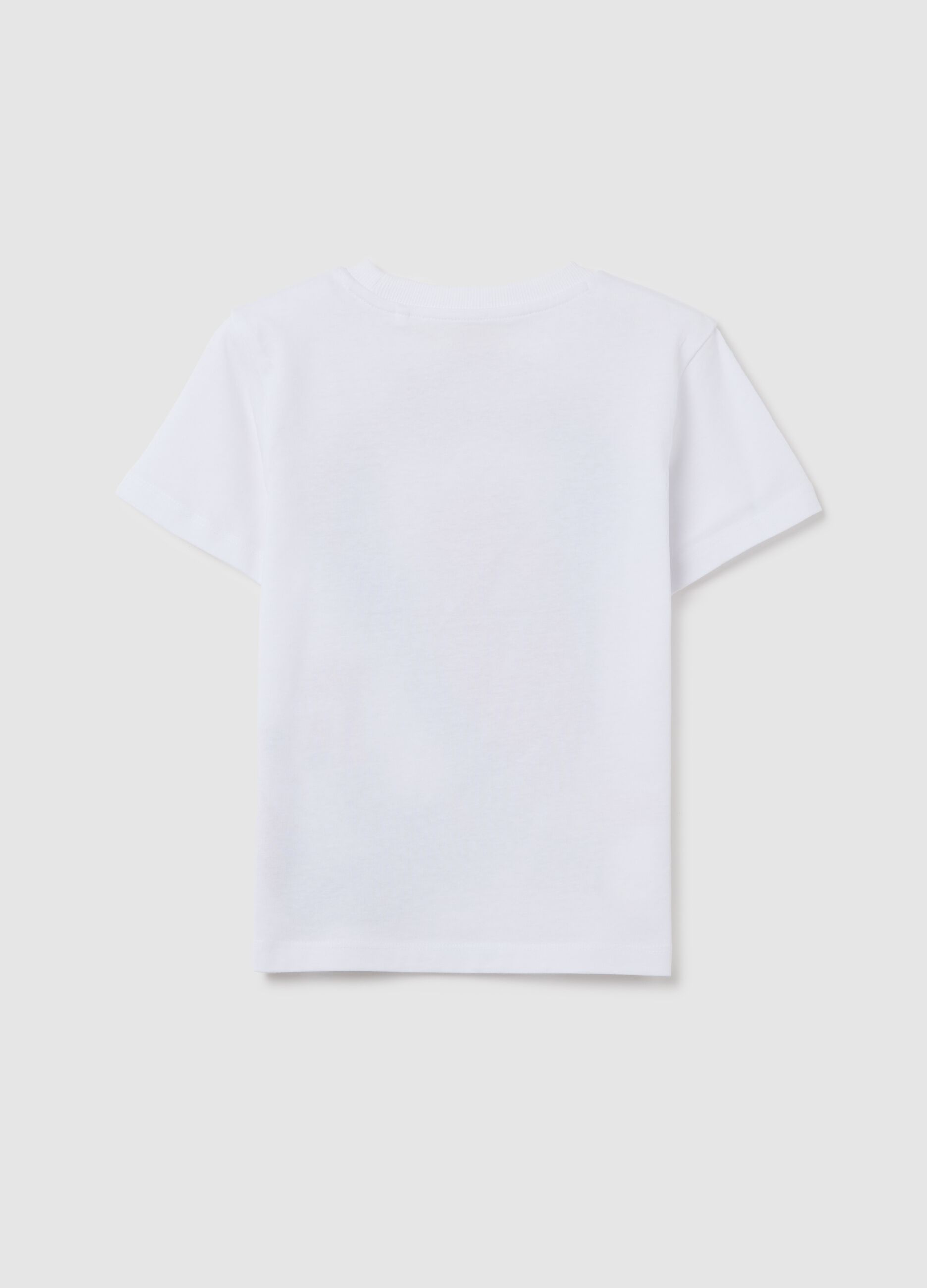 White T-shirt with Spider-Man print