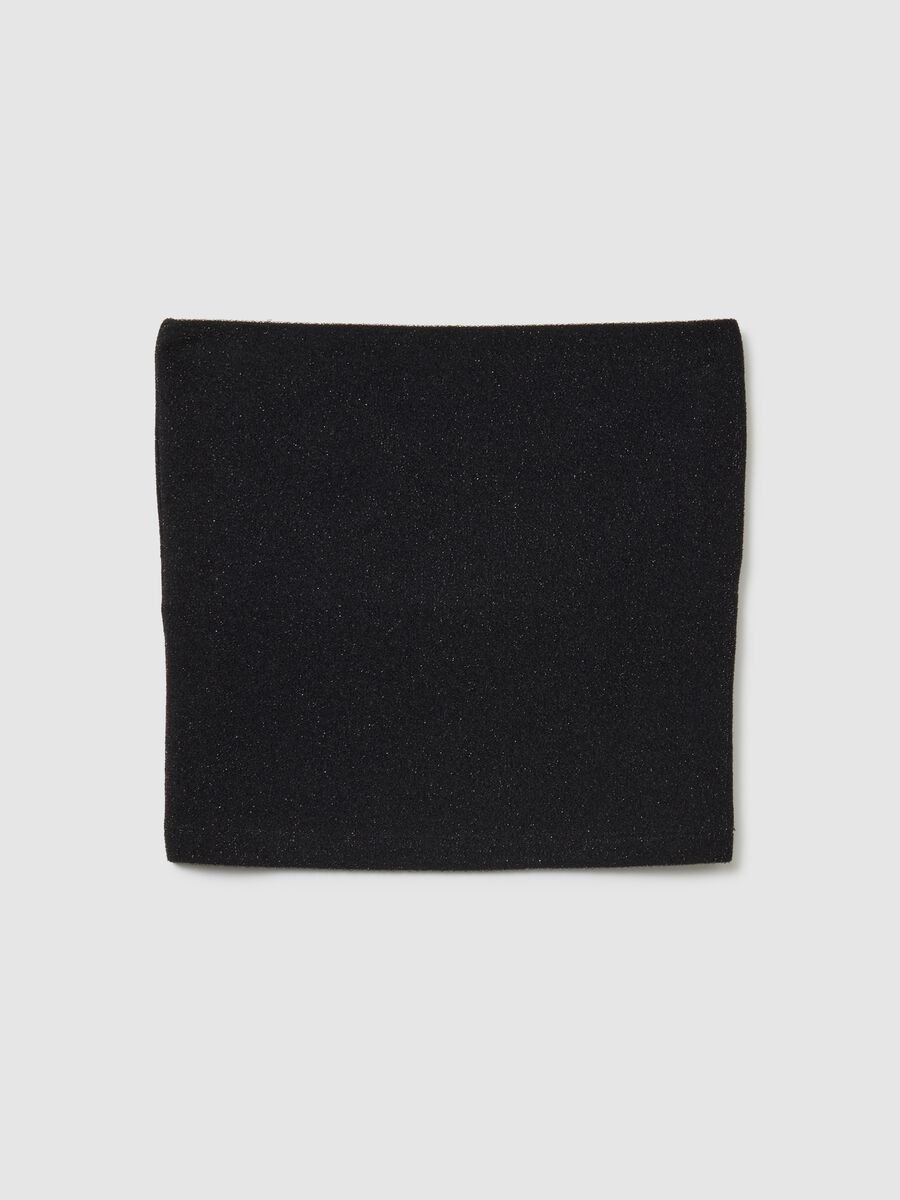 Scaldacollo in misto nero fitted_0