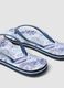 Blue flip-flops with floral print_2