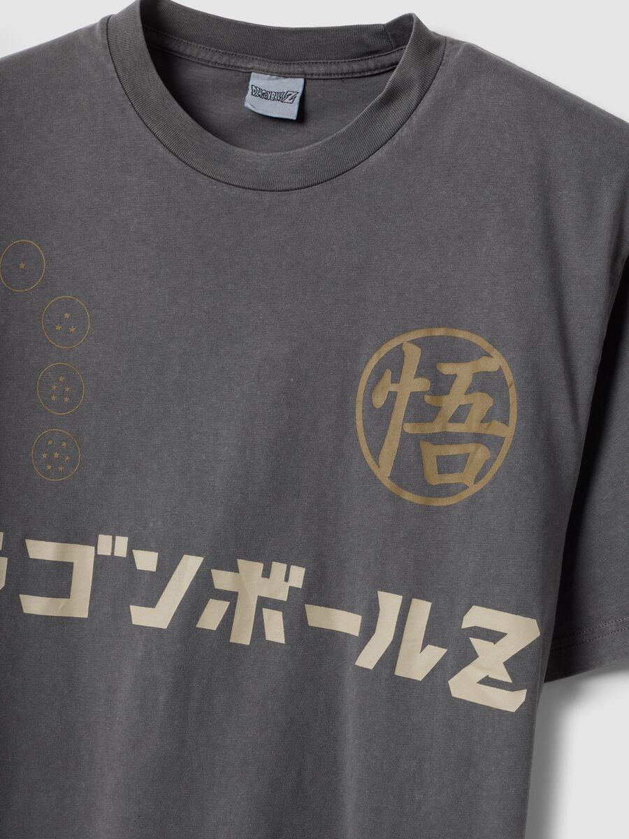T-shirt grigia in puro cotone a maniche corte_5