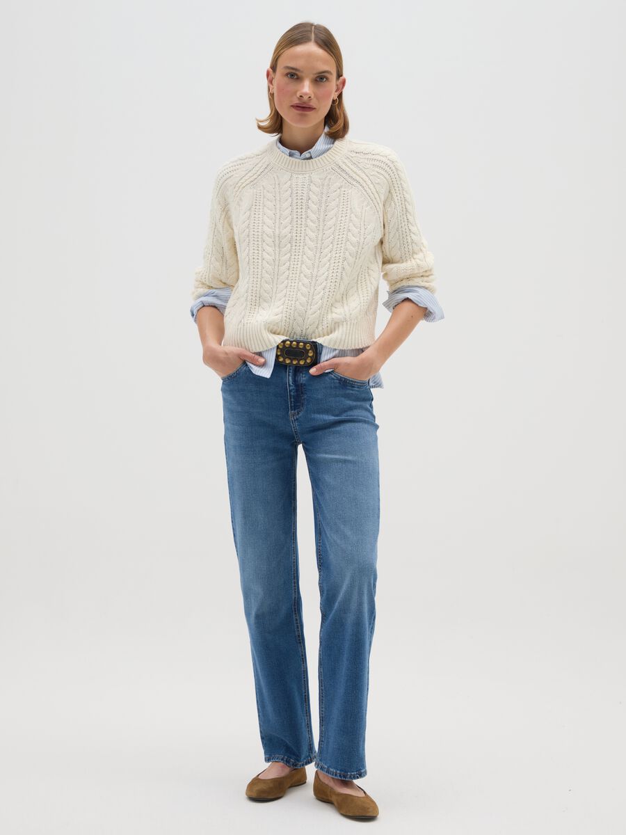 White regular fit jumper_2