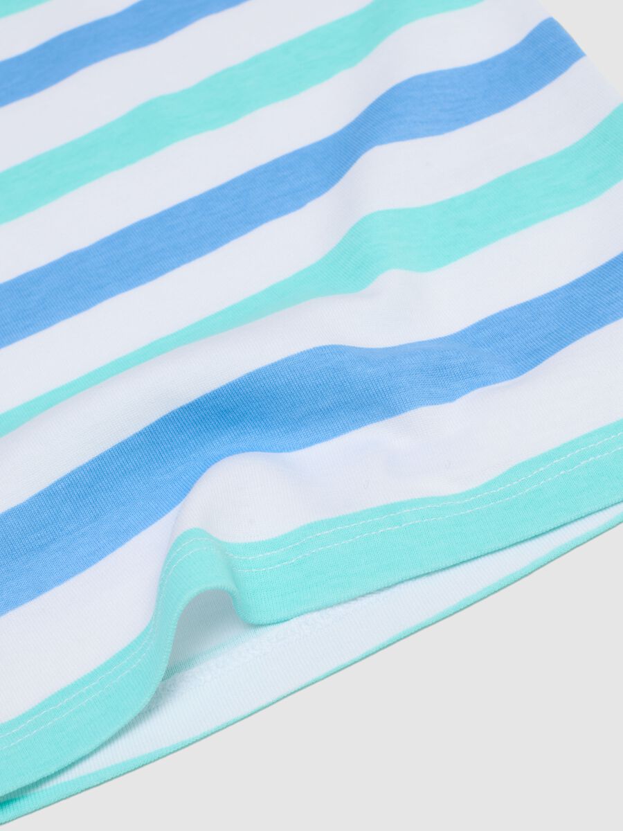 Bipack canotte in puro cotone multicolor da neonato regular fit_3