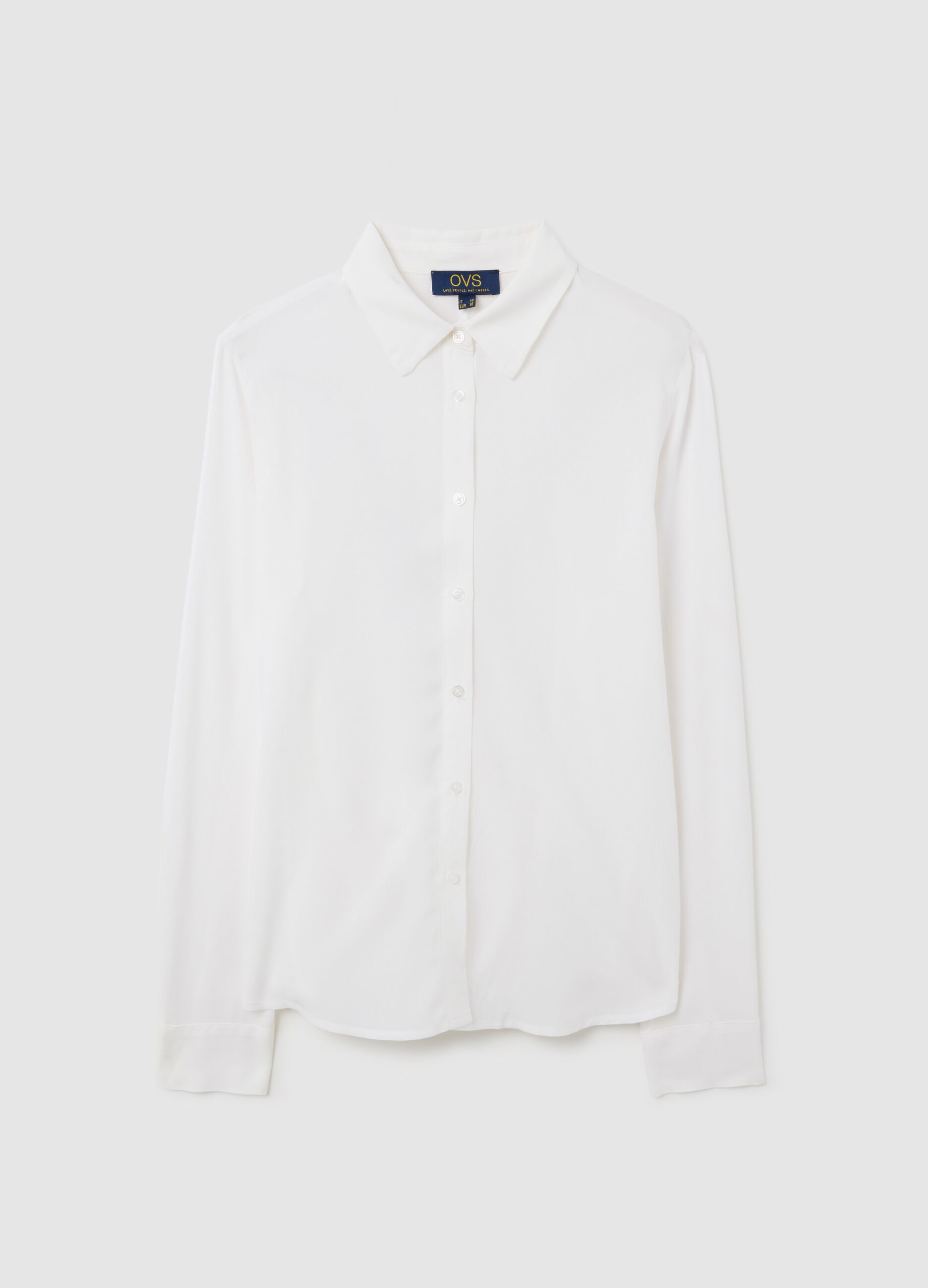 White viscose shirt