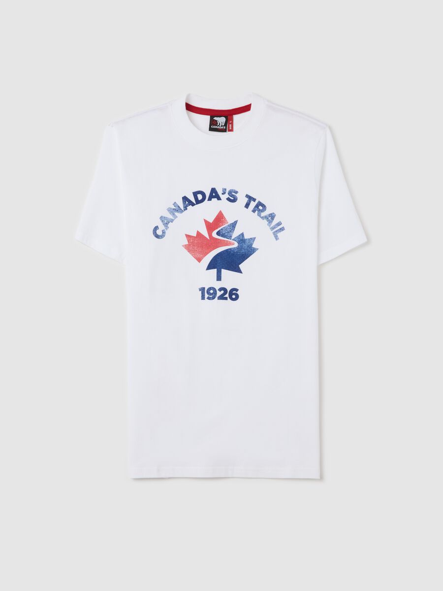Canada's Trail white T-shirt with print_4