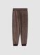 Brown stretch-fabric pyjama trousers_2