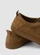 Brown leather classic lace-up shoes_1