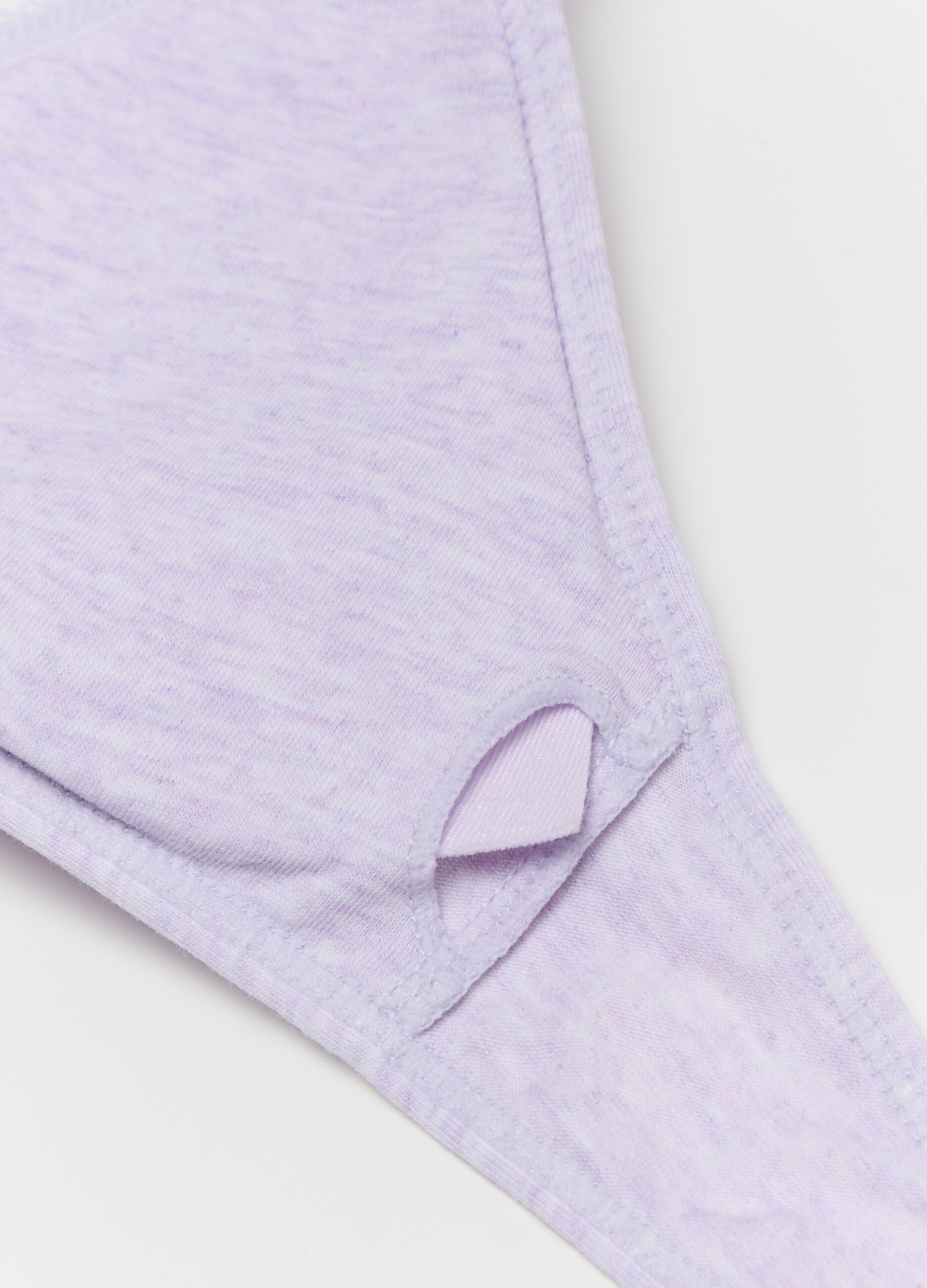 Semi-padded triangle bra