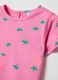 Girls&rsquo; pink regular-fit jogging outfit in 100% cotton_3