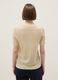 Beige viscose blend regular fit T-shirt with transparent accents_2
