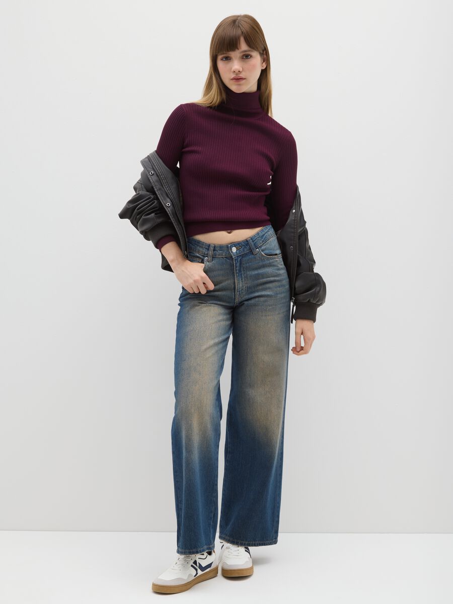 Dolcevita bordeaux in misto viscosa_1