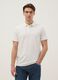 White pure cotton polo regular fit_0
