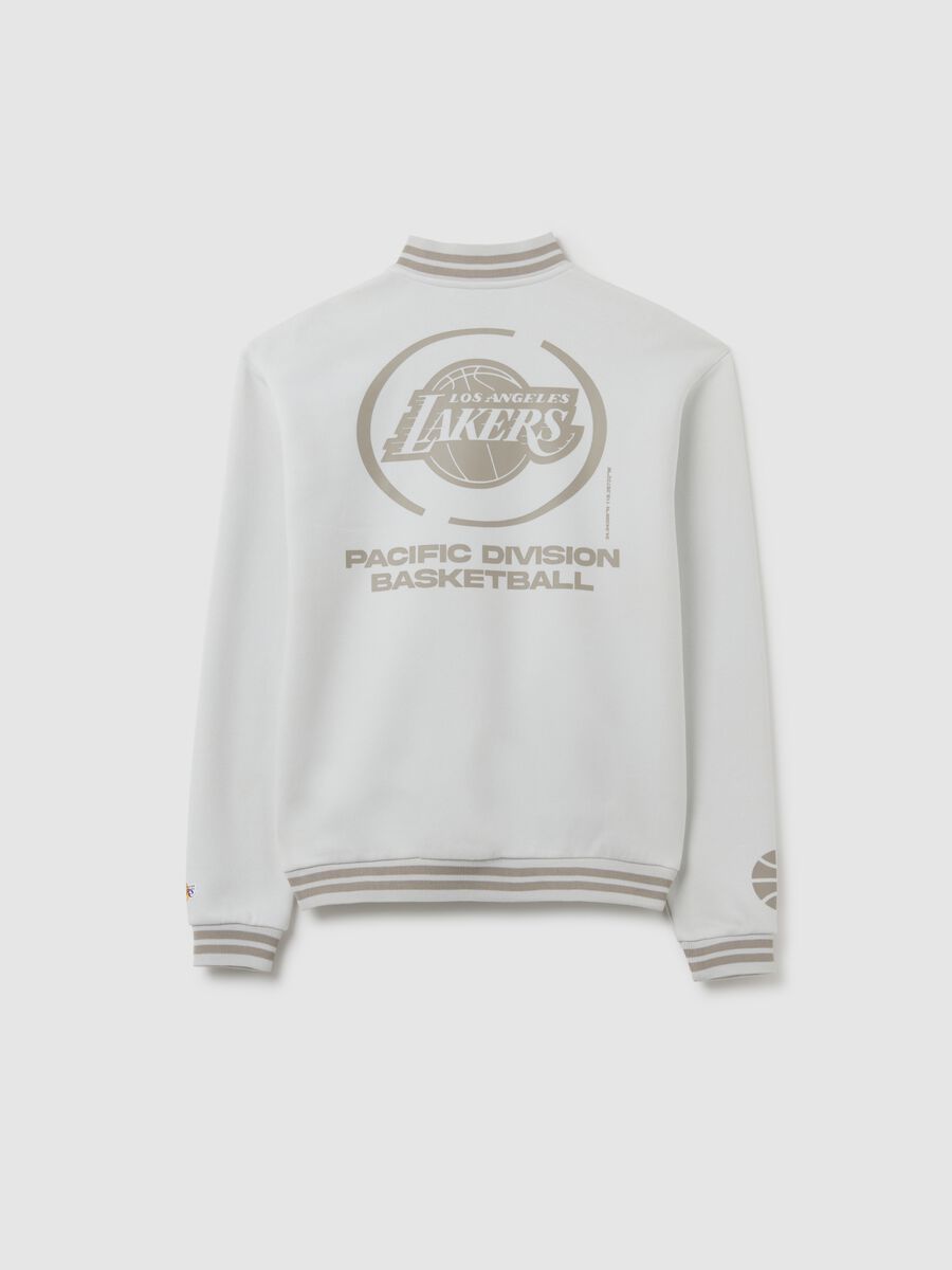 Felpa da bambino regular fit con stampa Lakers_1