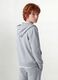 Grey hoodie in 100% organic cotton, regular fit, for boys_0