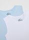 Multicolour newborn tank tops tripack in pure cotton_2