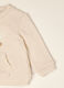 Beige stretch cotton and viscose set with embroidered lettering_2
