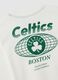 White children's pure cotton T-shirt with Celtics logo_3