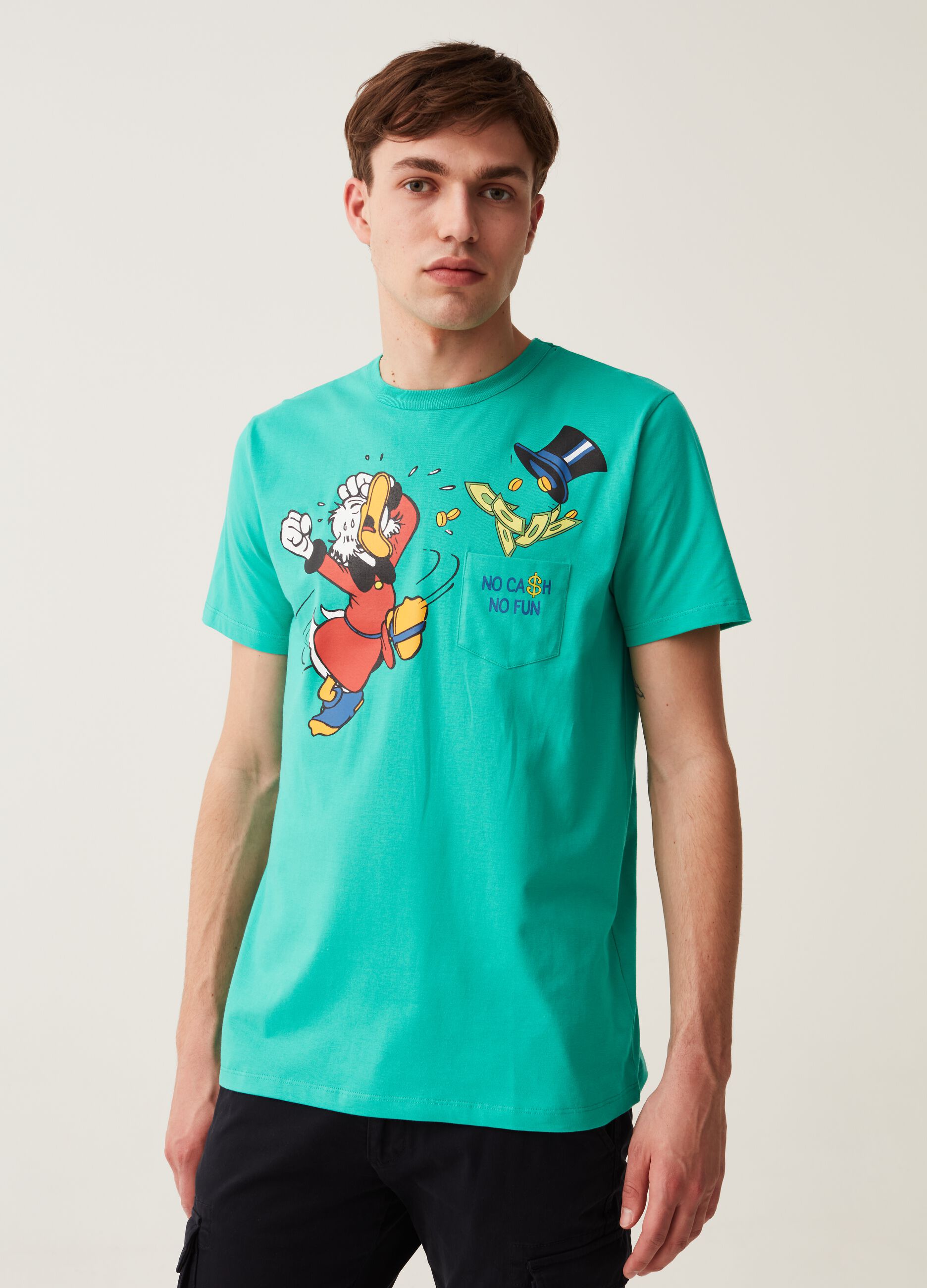 T-shirt with Scrooge McDuck print