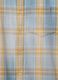 Blue and yellow plaid cotton shirt_5