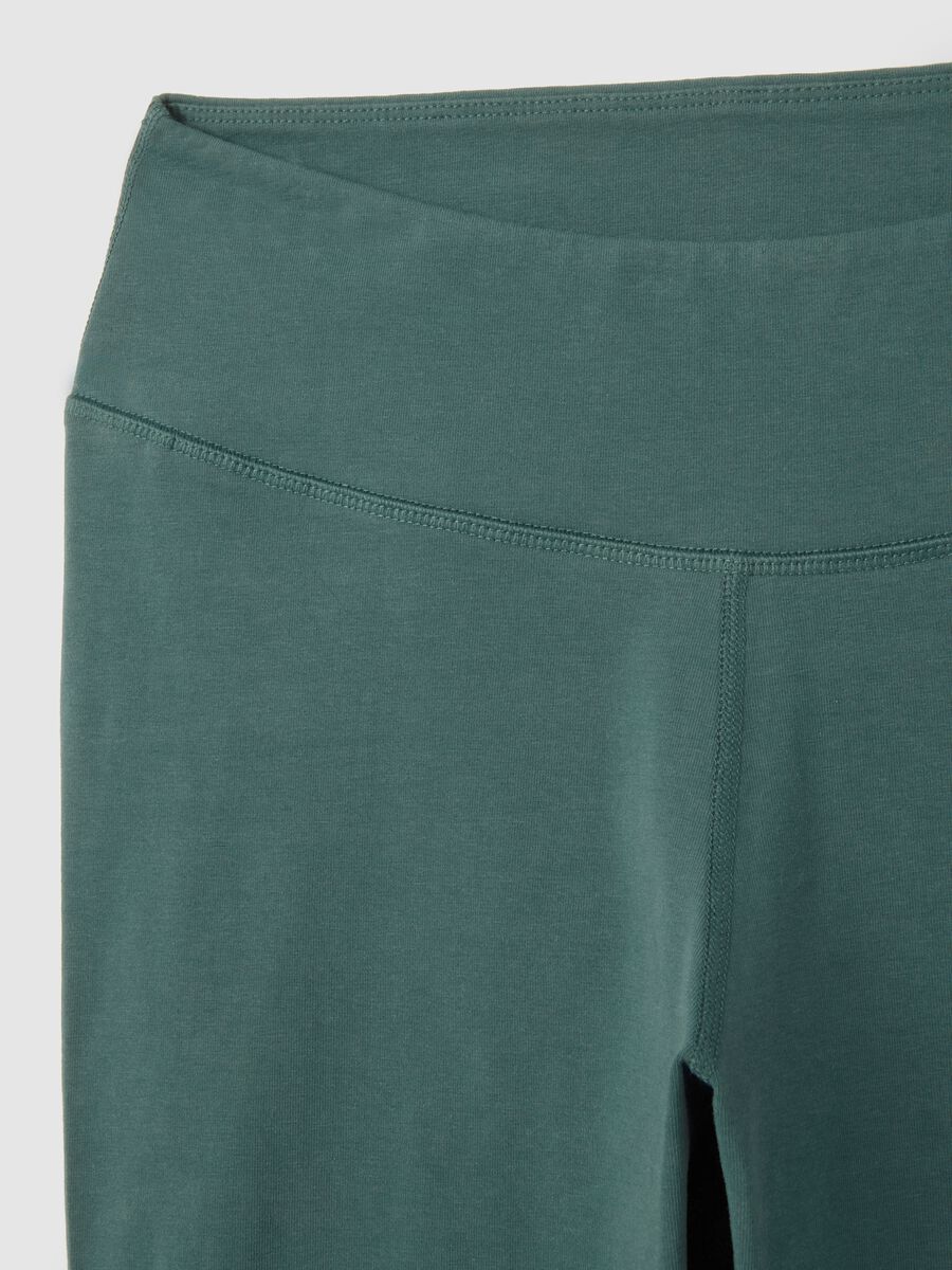 High-waisted cotton blend leggings ALTAVIA STUDIO_5