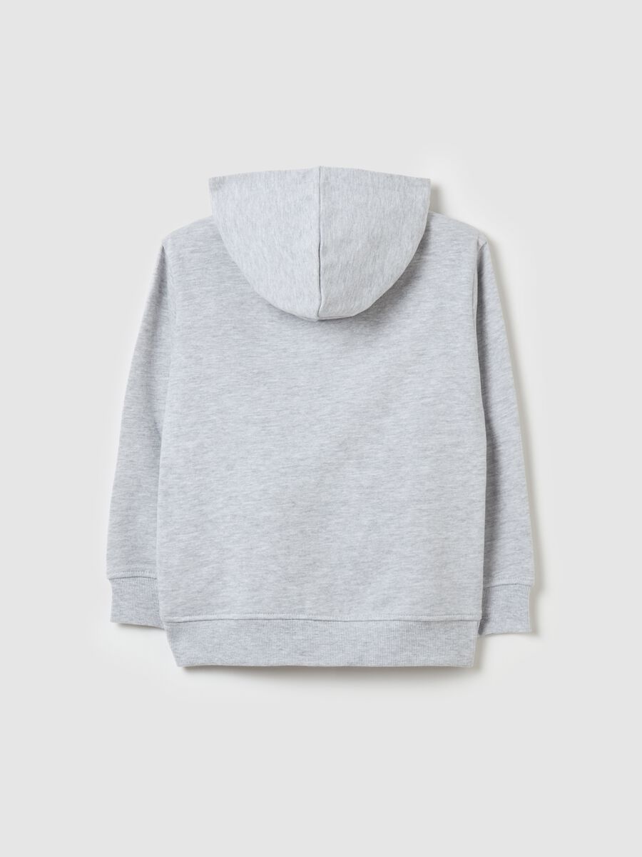 Organic cotton full-zip sweatshirt with hood_1