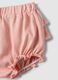 Pink organic cotton set with top and bloomers_2