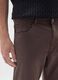 Slim fit brown cotton trousers_3
