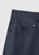 Blue stretch cotton trousers with five pockets_5