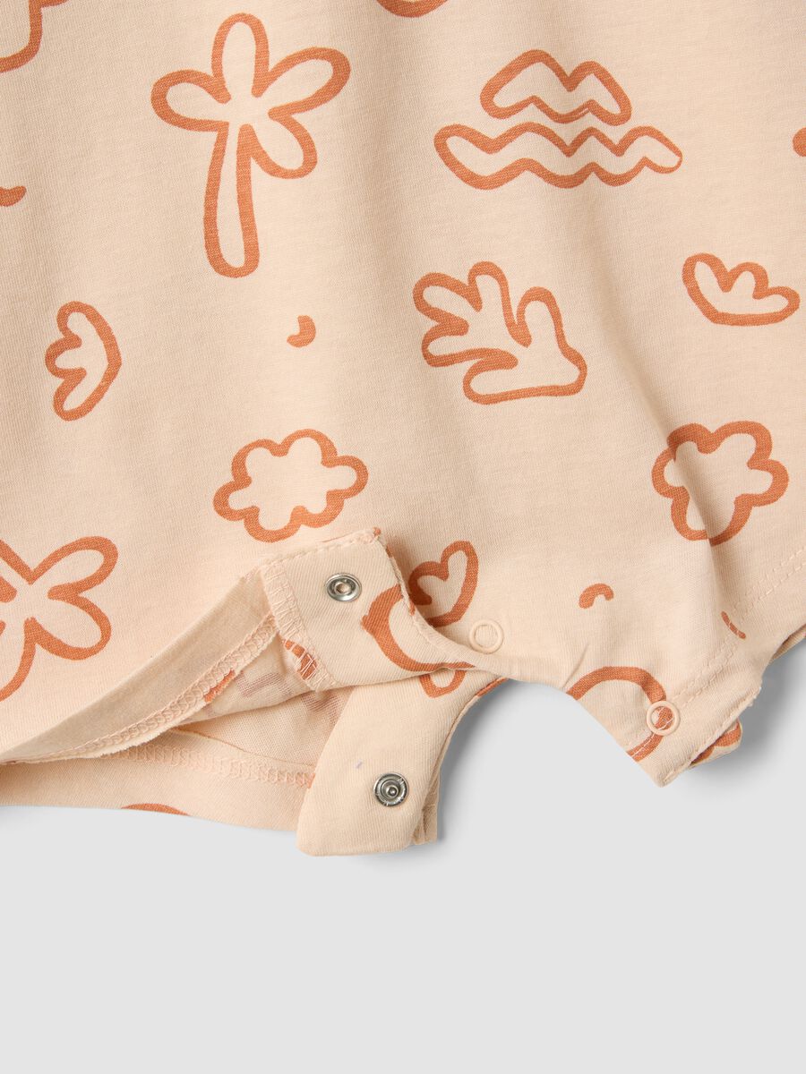 Bipack di pagliaccetti arancioni in cotone organico_3