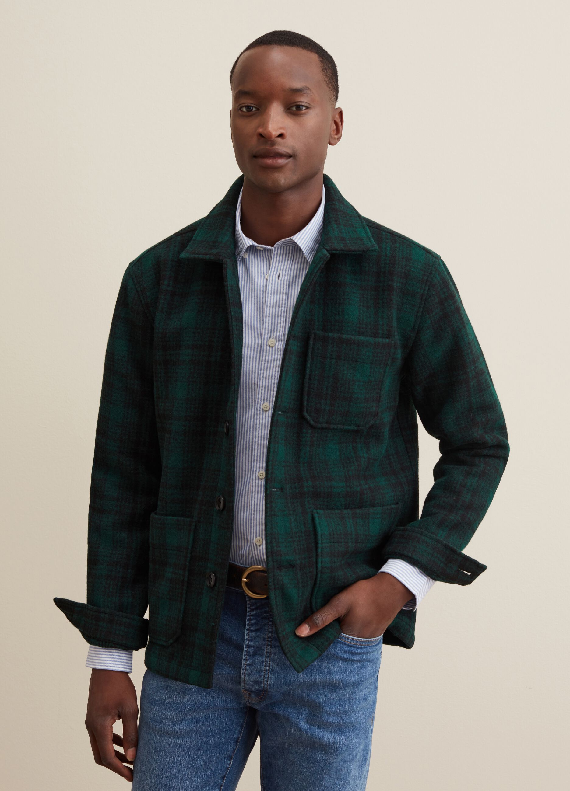 Shacket in panno fantasia check_1