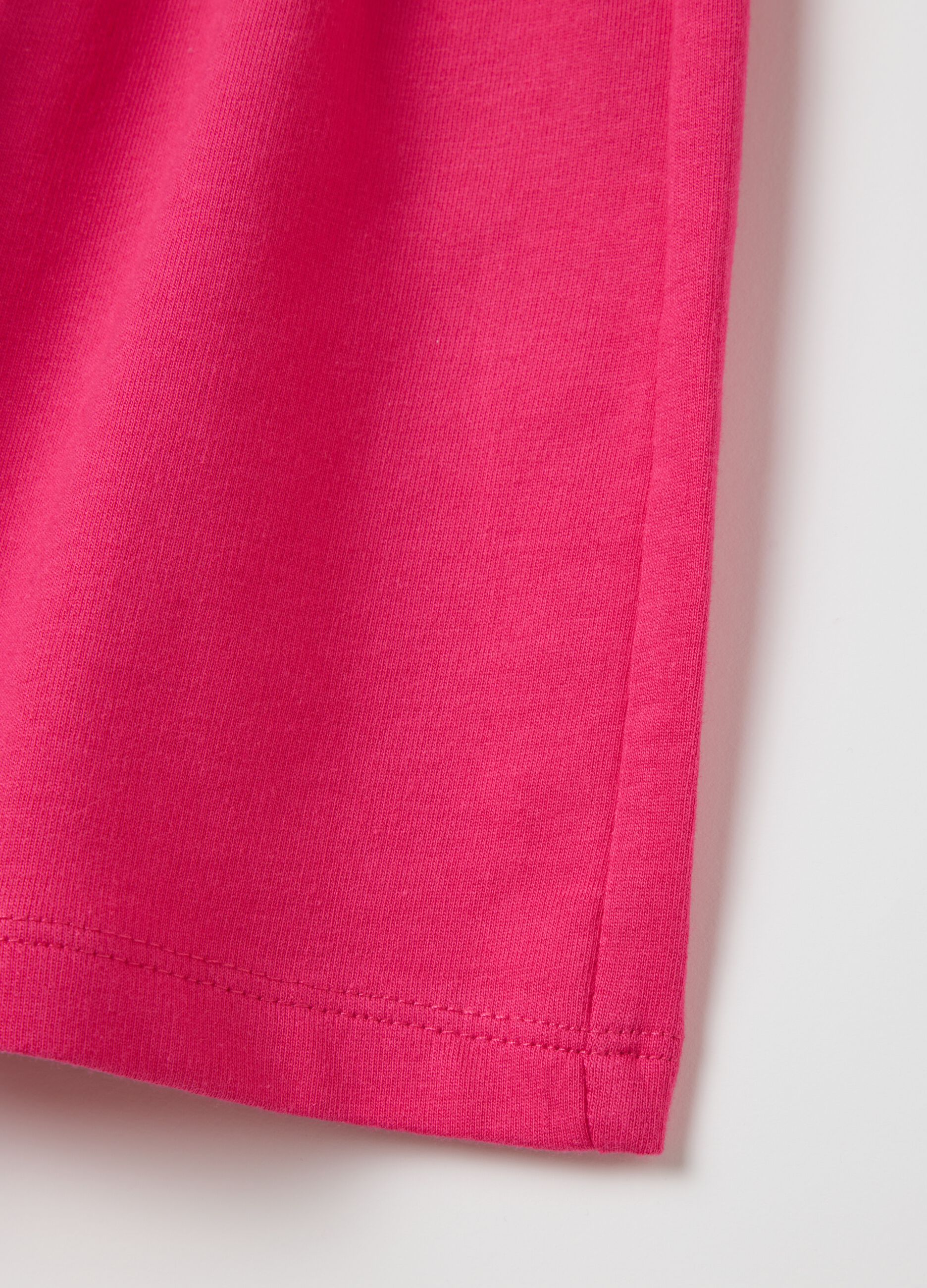 Girls' Pink Cotton Shorts