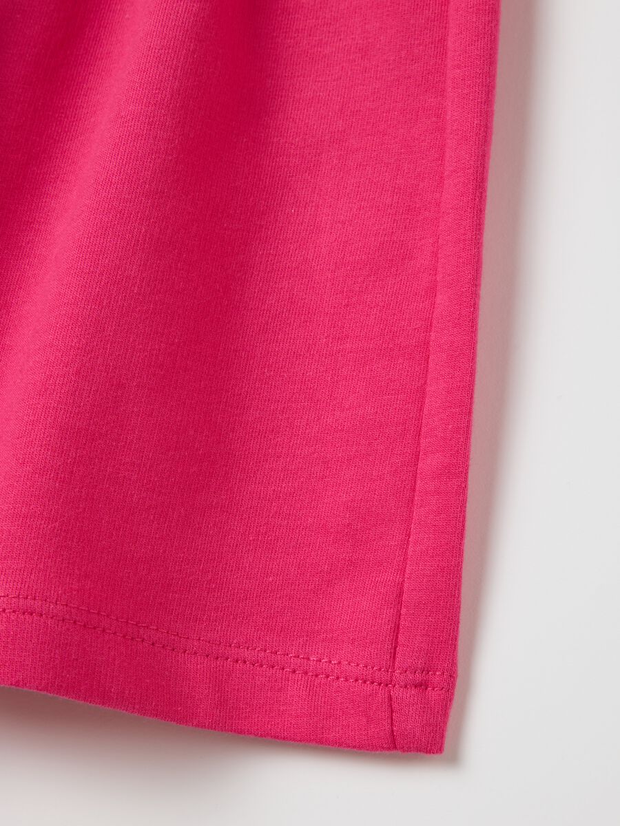Girls' Pink Cotton Shorts_3