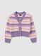 Multicolor regular fit girls' cardigan_0