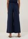 Blue pure cotton palazzo trousers_2