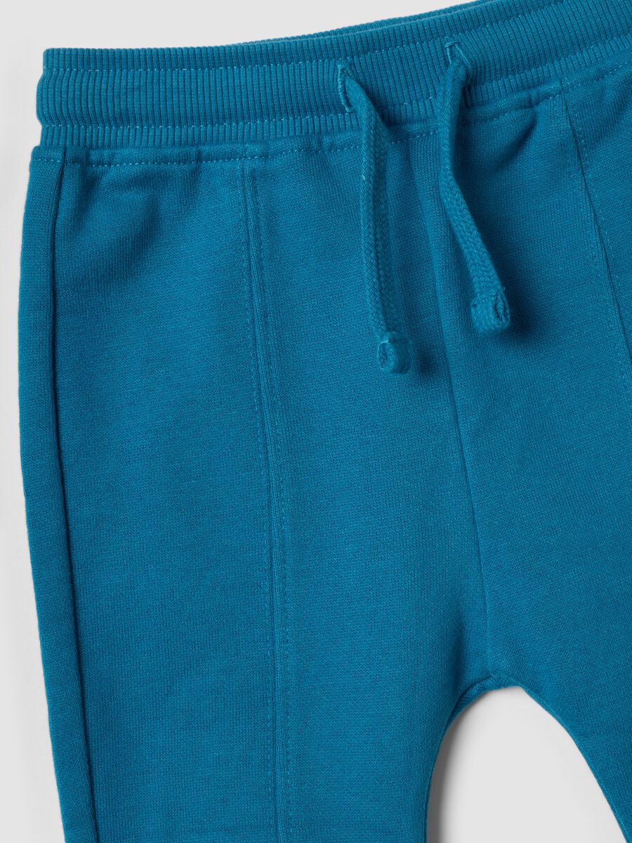 Multicoloured organic cotton sweatshirt and joggers set_2
