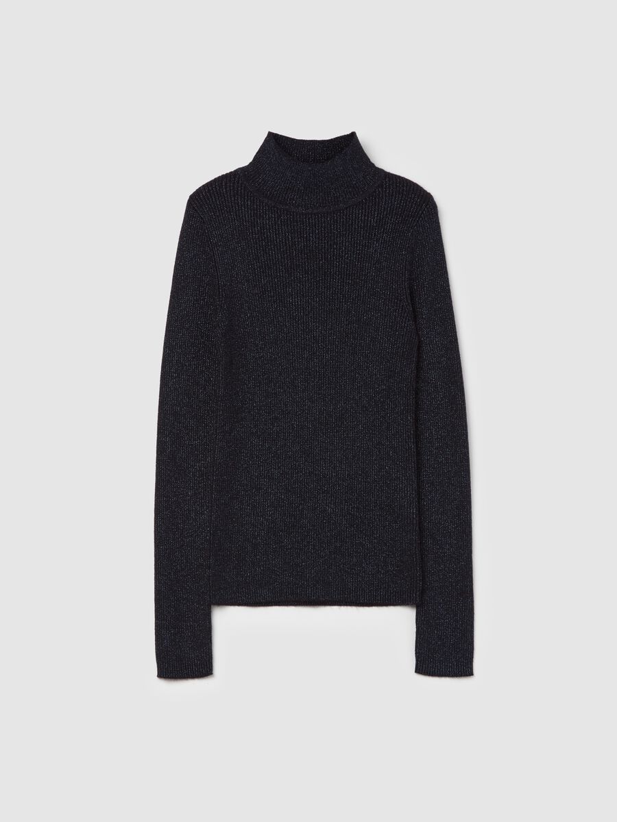 Pullover with high neck and lurex_4