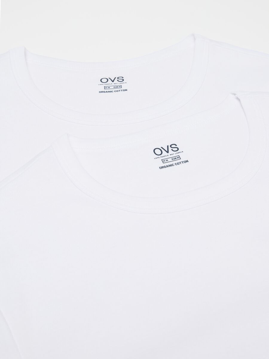 Two-pack undershirts with round neck_5